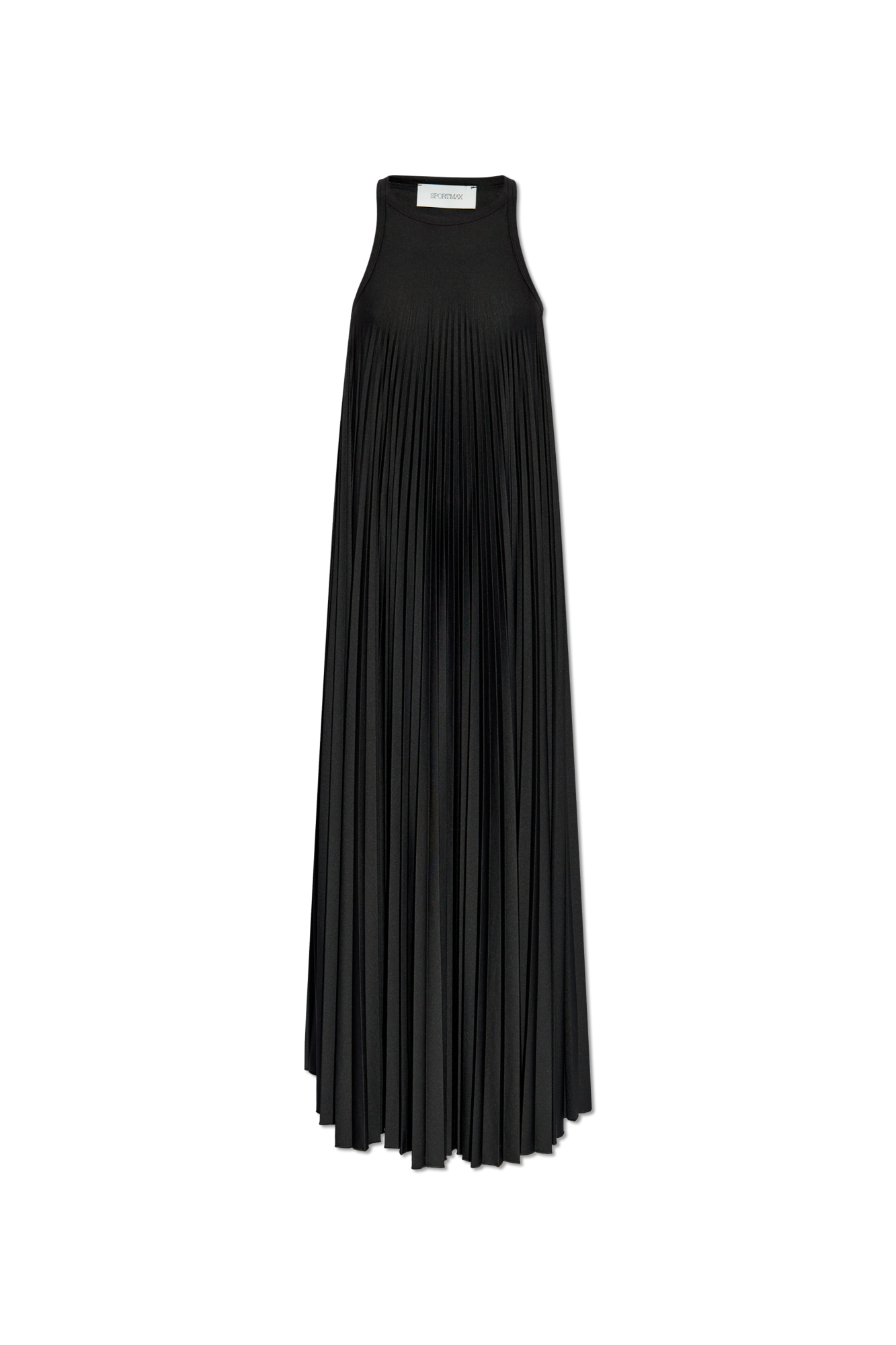 【SPORTMAX】Verdier ブラック ノースリーブ マキシ ドレス Black Dress Verdier Sportmax - Vitkac AS